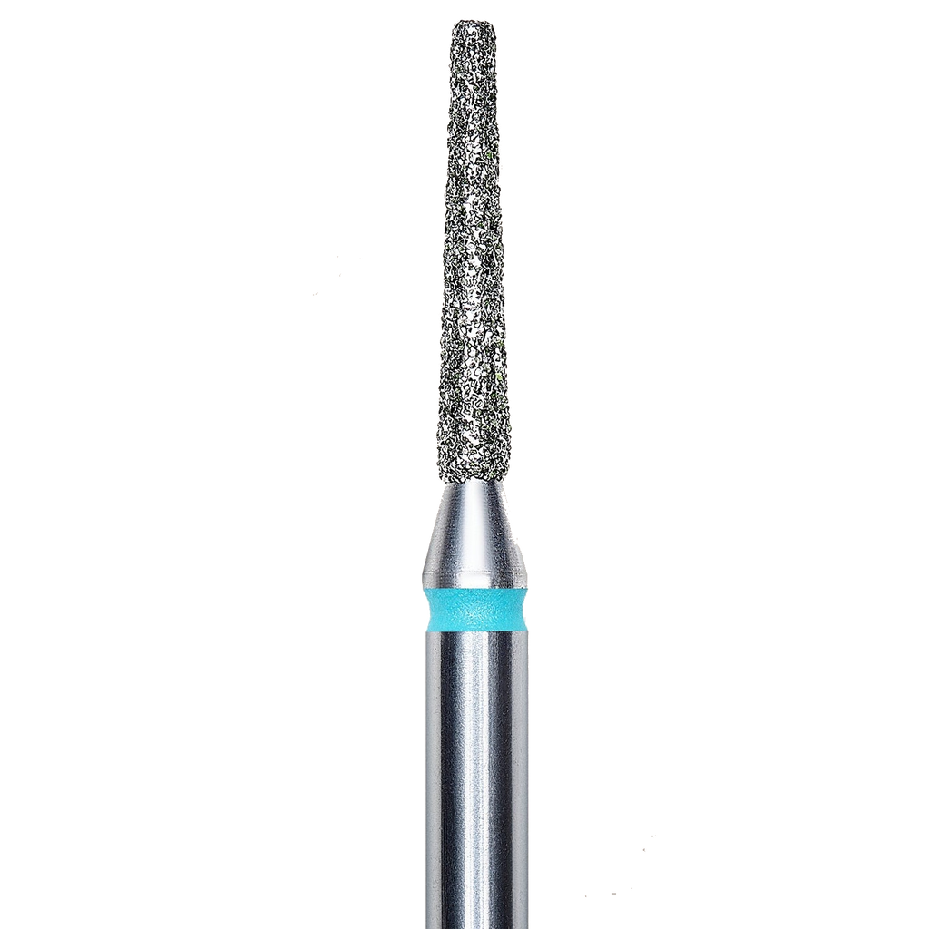 FRESA DE DIAMANTE PARA UÑAS, "TRONCO CÓNICO", AZUL, DIÁMETRO DE CABEZA 1.6/10MM (FA70B016/10) - STALEKS™