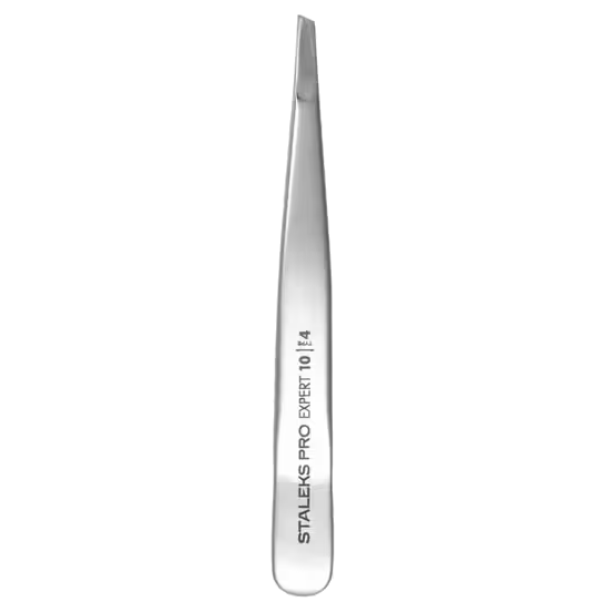 STALEKS PRO EXPERT 10 TYPE 4 EYEBROW TWEEZERS WIDE SLANT TE-10/4 - STALEKS™