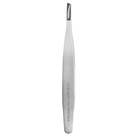 PINZAS PARA CEJAS STALEKS PRO EXPERT 20/4 (PUNTA SESGADA) - TE-20/4 - STALEKS™