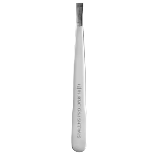 STALEKS PRO EXPERT 10 TYPE 1 EYEBROW TWEEZERS WIDE STRAIGHT EDGE TE-10/1- STALEKS™