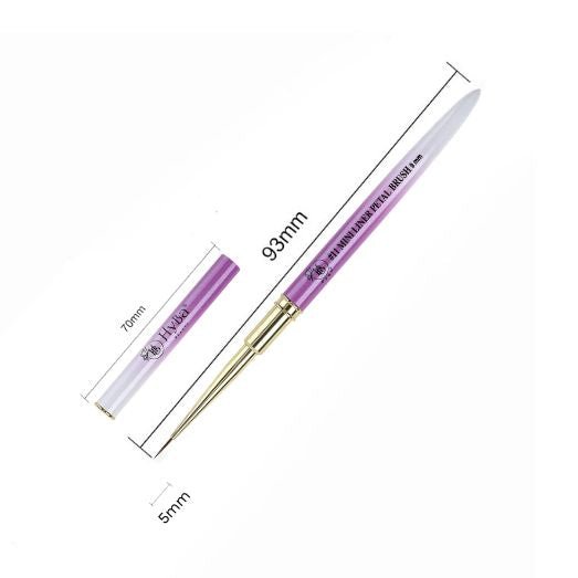 MINI LINER PETAL Nail Brush / 9mm #11 - 100% Kolinsky Hair