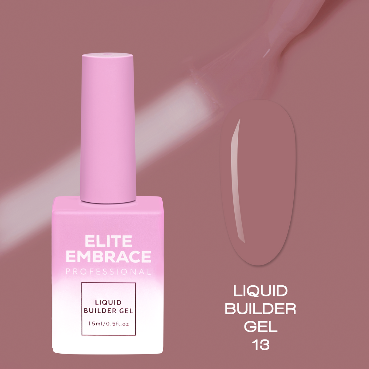 ELITE EMBRACE Professional Liquid Builder Gel 13 15ml ELBG1315