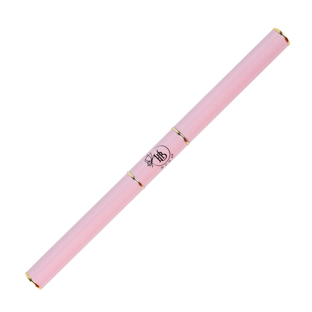 BUILDER GEL Application Square Dual Brush and Liner #14 (PINK)