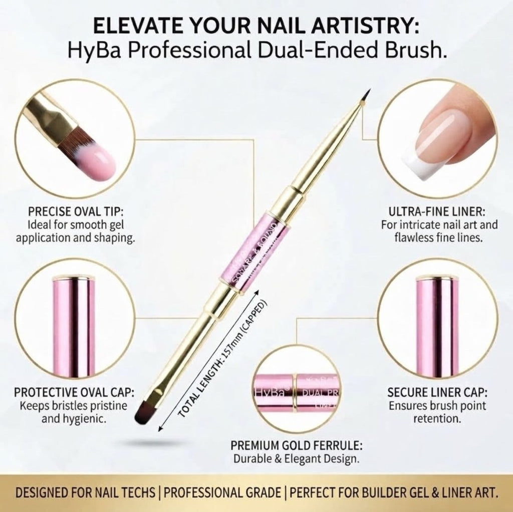 BUILDER GEL - Dual Brushes #14 (ROSE GOLD)