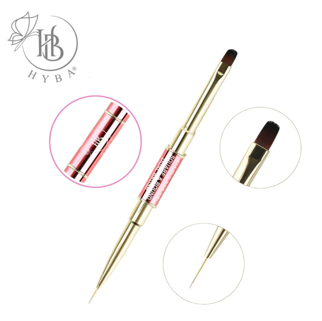 BUILDER GEL - Dual Brushes #14 (ROSE GOLD)
