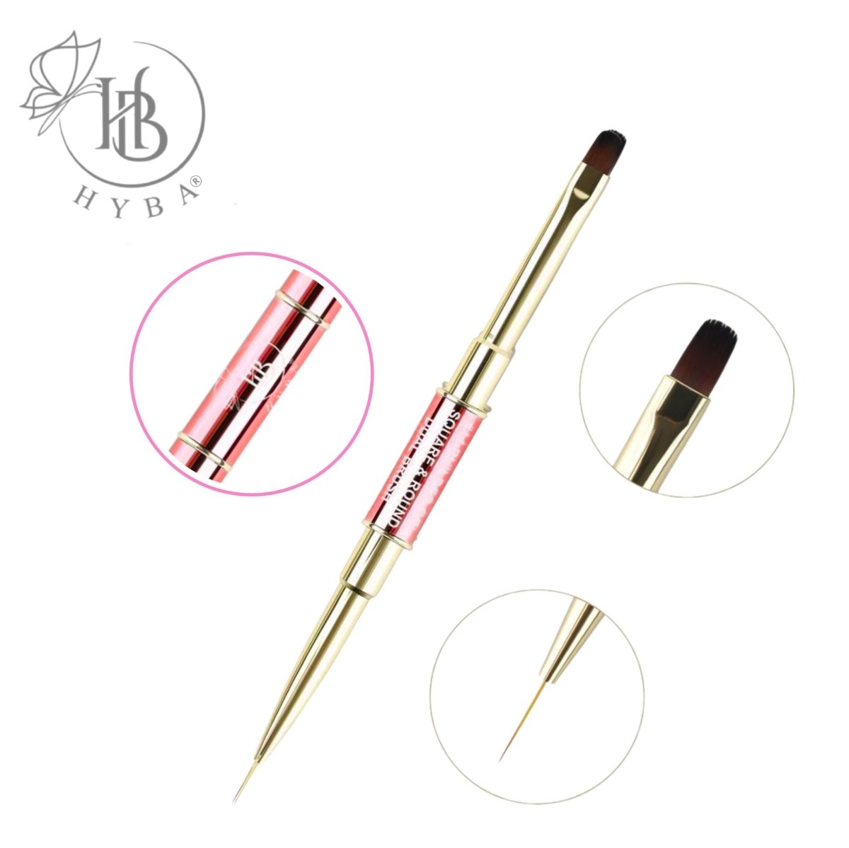 BUILDER GEL - Dual Brushes #14 (ROSE GOLD)