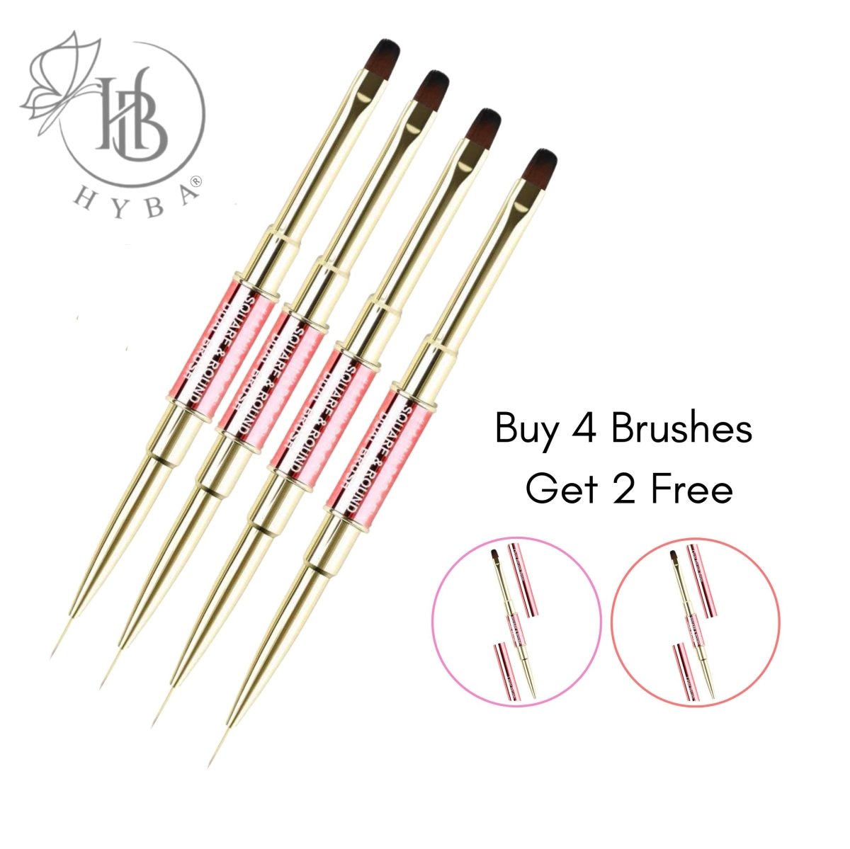 BUILDER GEL - Dual Brushes #14 (ROSE GOLD)