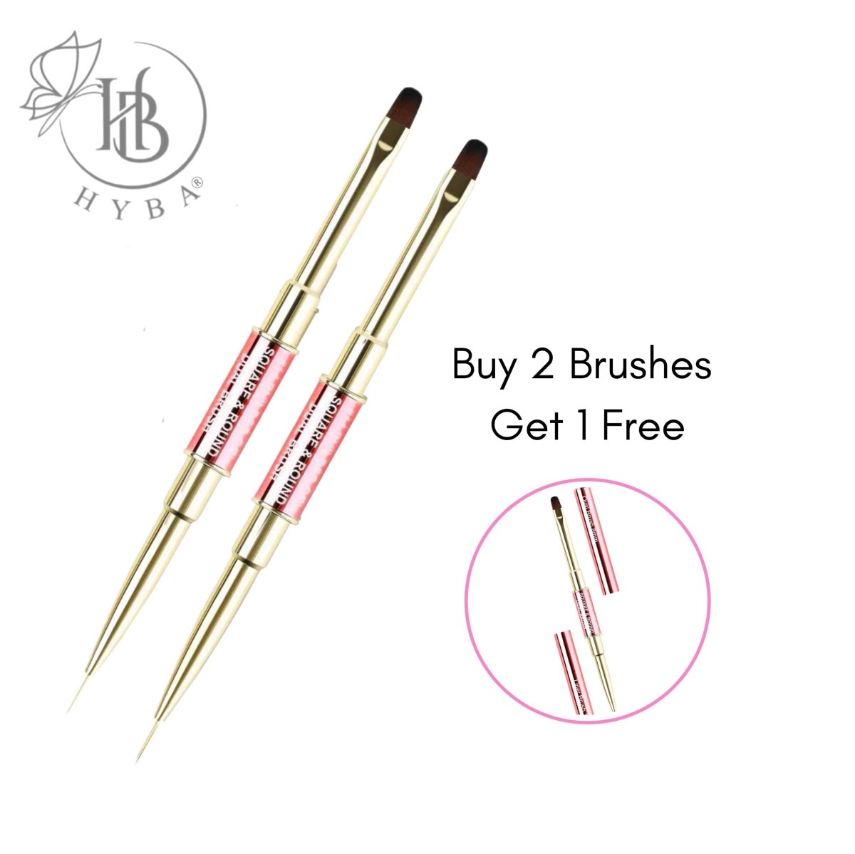 BUILDER GEL - Dual Brushes #14 (ROSE GOLD)