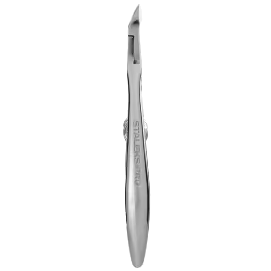 Alicates para cutícula STALEKS Pro Smart 30 con resorte, mordaza de 1/2, 5 mm, Ns-30-5