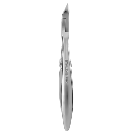 Alicate para cutículas STALEKS Pro Smart 30 con muelle, mordaza completa de 0,27 pulgadas (7 mm) Ns-30-7