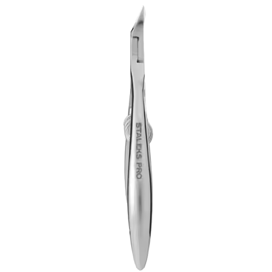 Alicates profesionales para cutícula STALEKS Pro Smart 30 con resorte, mordaza de 1/4 (3 mm) Ns-30-3
