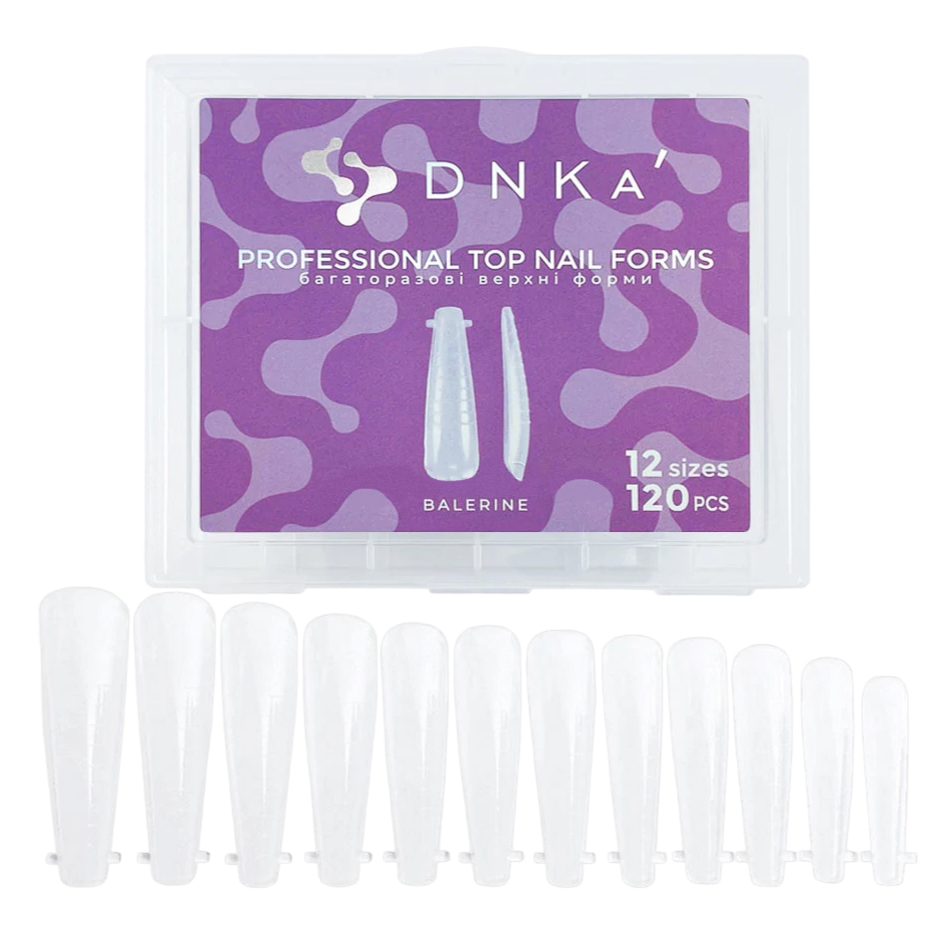 MOLDES SUPERIORES PARA UÑAS BAILARINA (UPPER FORM) 120 PZAS - DNKa™