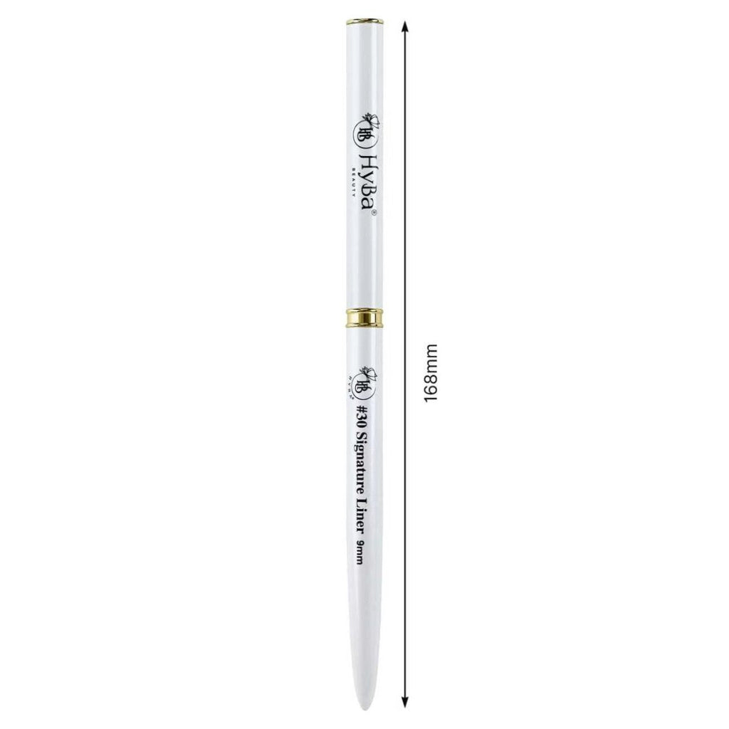 Signature Liner Nail Brush White / 9mm #30 / Kolinsky Bristles
