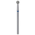 FRESA DE DIAMANTE PARA UÑAS, "BOLA", AZUL, DIÁMETRO DE CABEZA 4MM (FA01B040) - STALEKS™