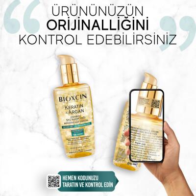 Aceite de cuidado capilar reparador de queratina y argán Bioxcin 150 ml
