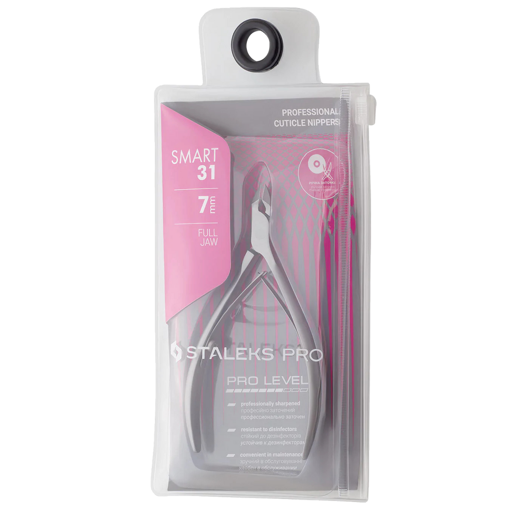 Alicates profesionales para cutículas STALEKS Pro Smart 31 de 7 mm Ns-31-7