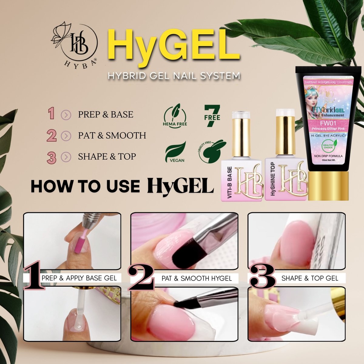 FAIRYTALE WONDERLAND HyGEL® Box Set #6 - (Includes: 12 color tubes, 1 mini squeezer & 1 color chart)