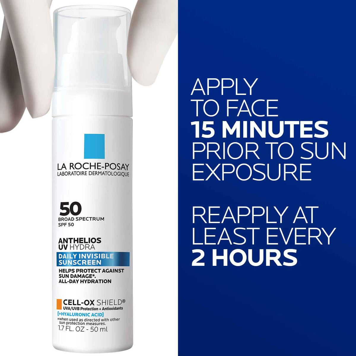 Protector solar La Roche-Posay Anthelios Uvmune 400 FPS 50 de 50 ml