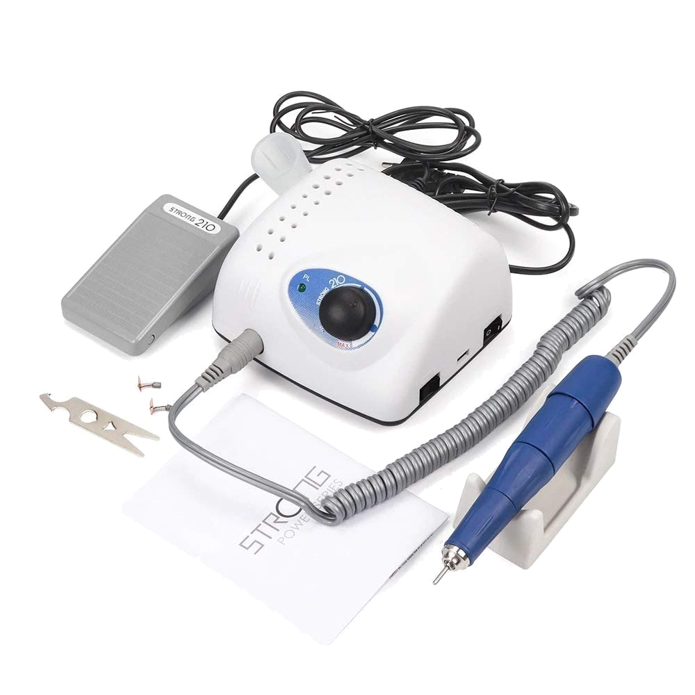 Torno para uñas Saeshin Strong 210 / 105LN Azul 45K RPM