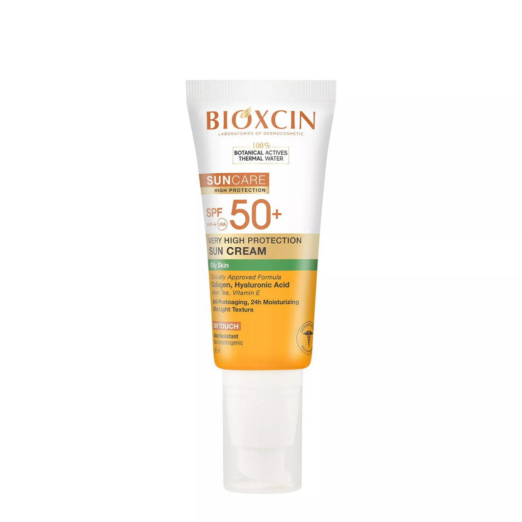 Bioxcin para piel muy seca, protección muy alta, hidratación antienvejecimiento intensiva, protector solar, 50 ml