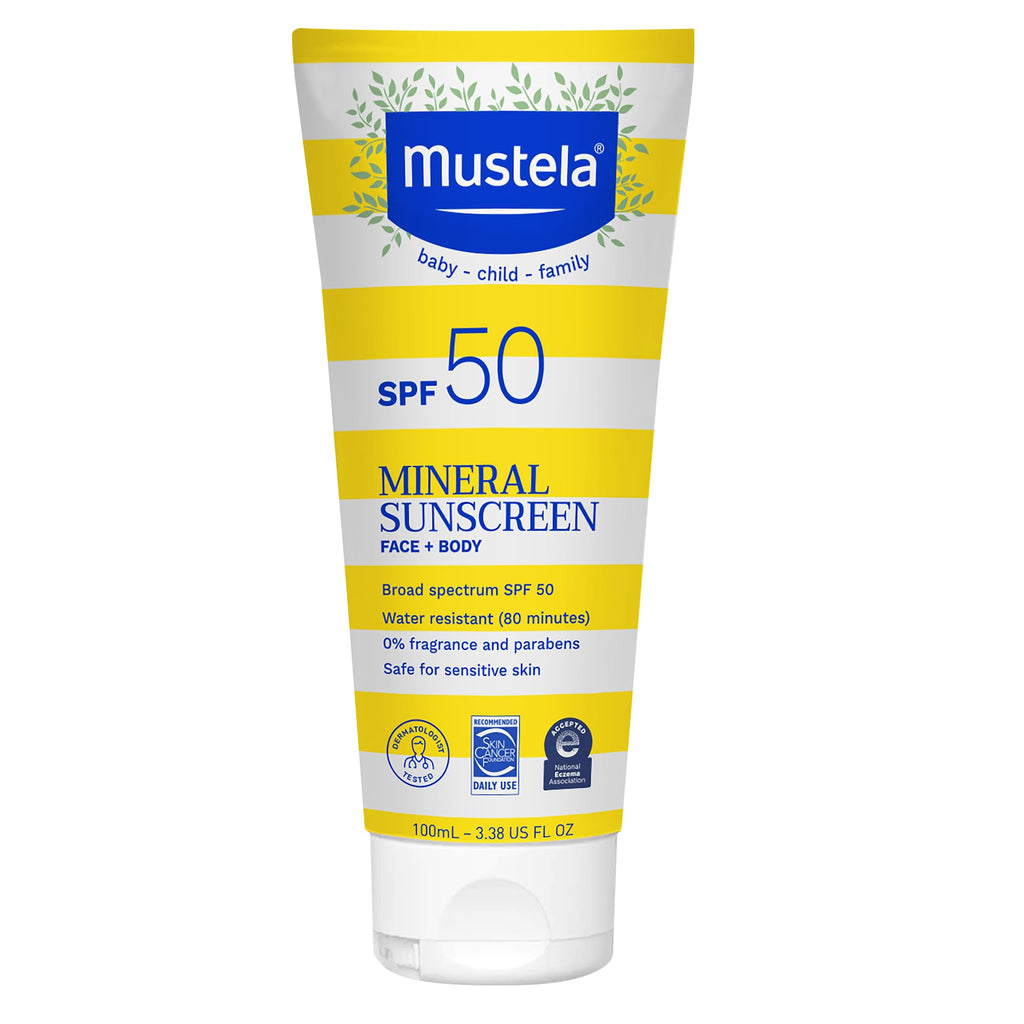 Protector solar facial de alta protección Mustela FPS 50 40 ml