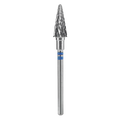 FRESA DE CARBURO PARA MANICURA PARA ZURDOS, "CONO" BLUE EXPERT, DIÁMETRO DE CABEZAL 6/ 14 MM (FT73B060/14) (#206)-STALEKS™