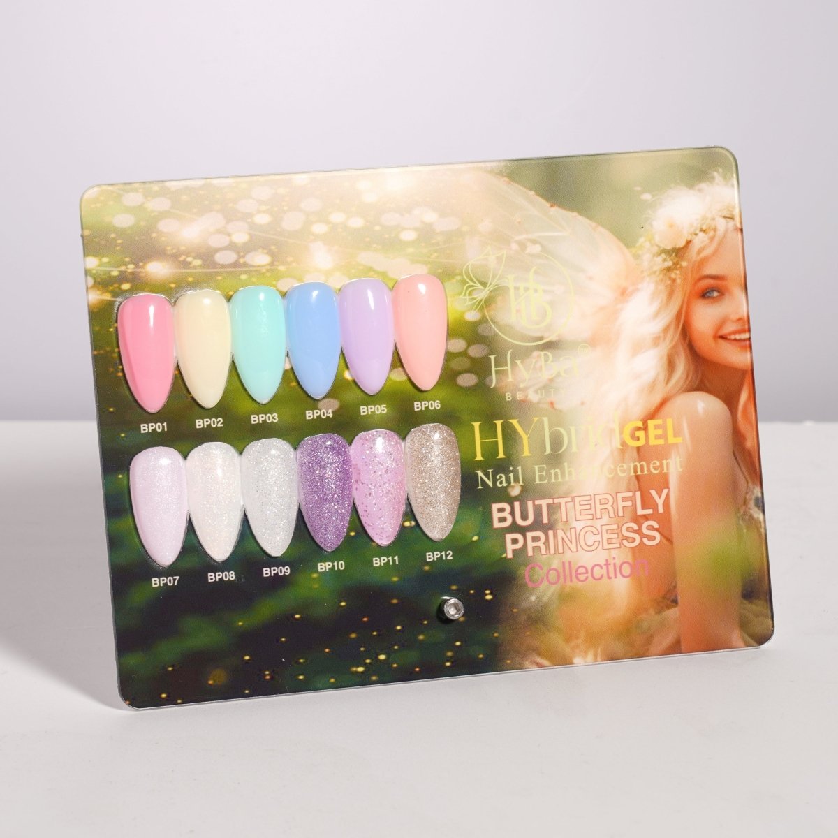 BUTTERFLY PRINCESS HyGEL® Box Set #7 - (Includes: 12 x HyGEL (30ml Each), 1 x Gel Squeezer, 1 x Color Chart)
