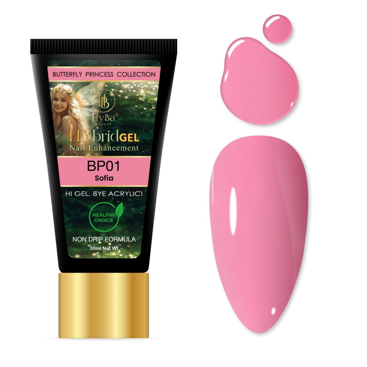 BUTTERFLY PRINCESS HyGEL® Box Set #7 - (Includes: 12 x HyGEL (30ml Each), 1 x Gel Squeezer, 1 x Color Chart)