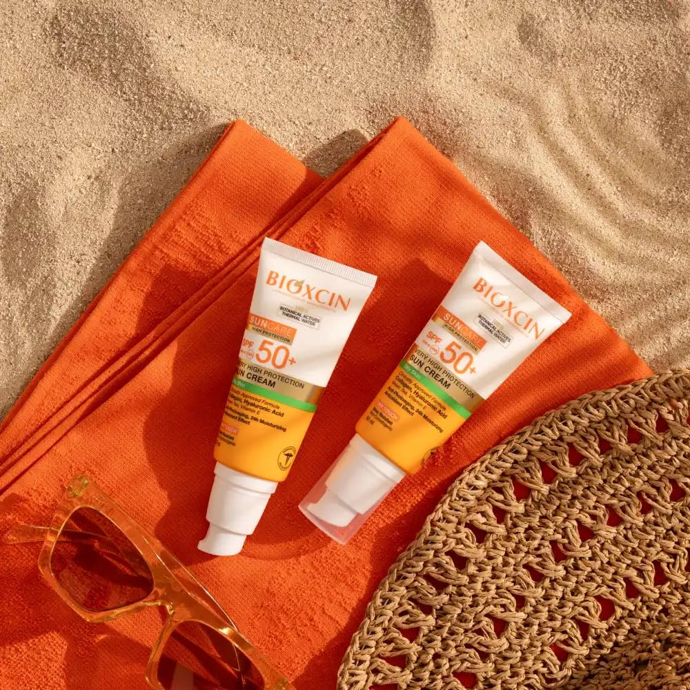 Bioxcin para piel muy seca, protección muy alta, hidratación antienvejecimiento intensiva, protector solar, 50 ml