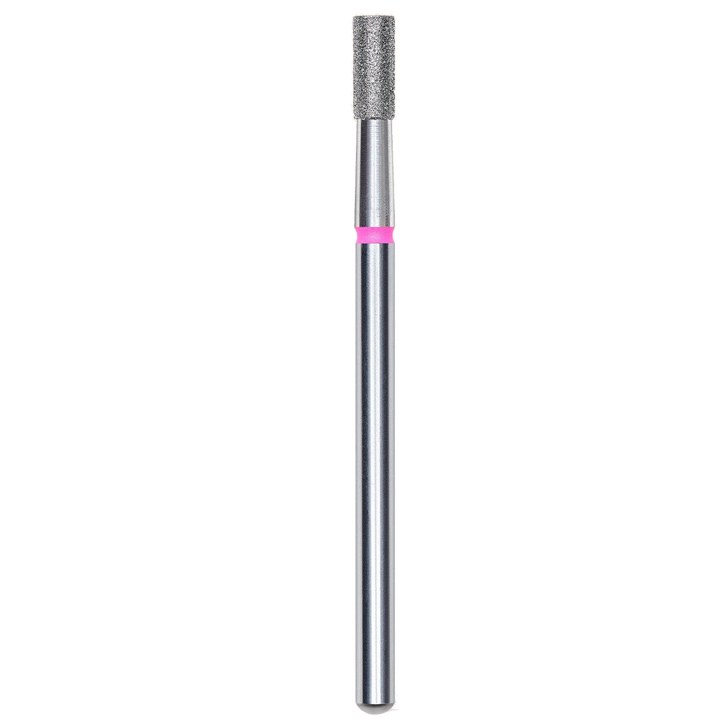 FRESA DE DIAMANTE PARA UÑAS, "CILINDRO", ROJA, DIÁMETRO DE CABEZA 2.5/6MM (FA20R025/6) - STALEKS™