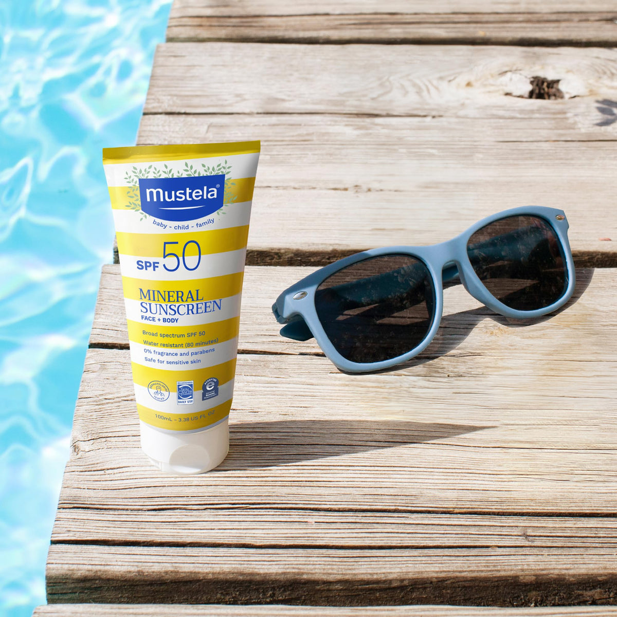 Protector solar facial de alta protección Mustela FPS 50 40 ml