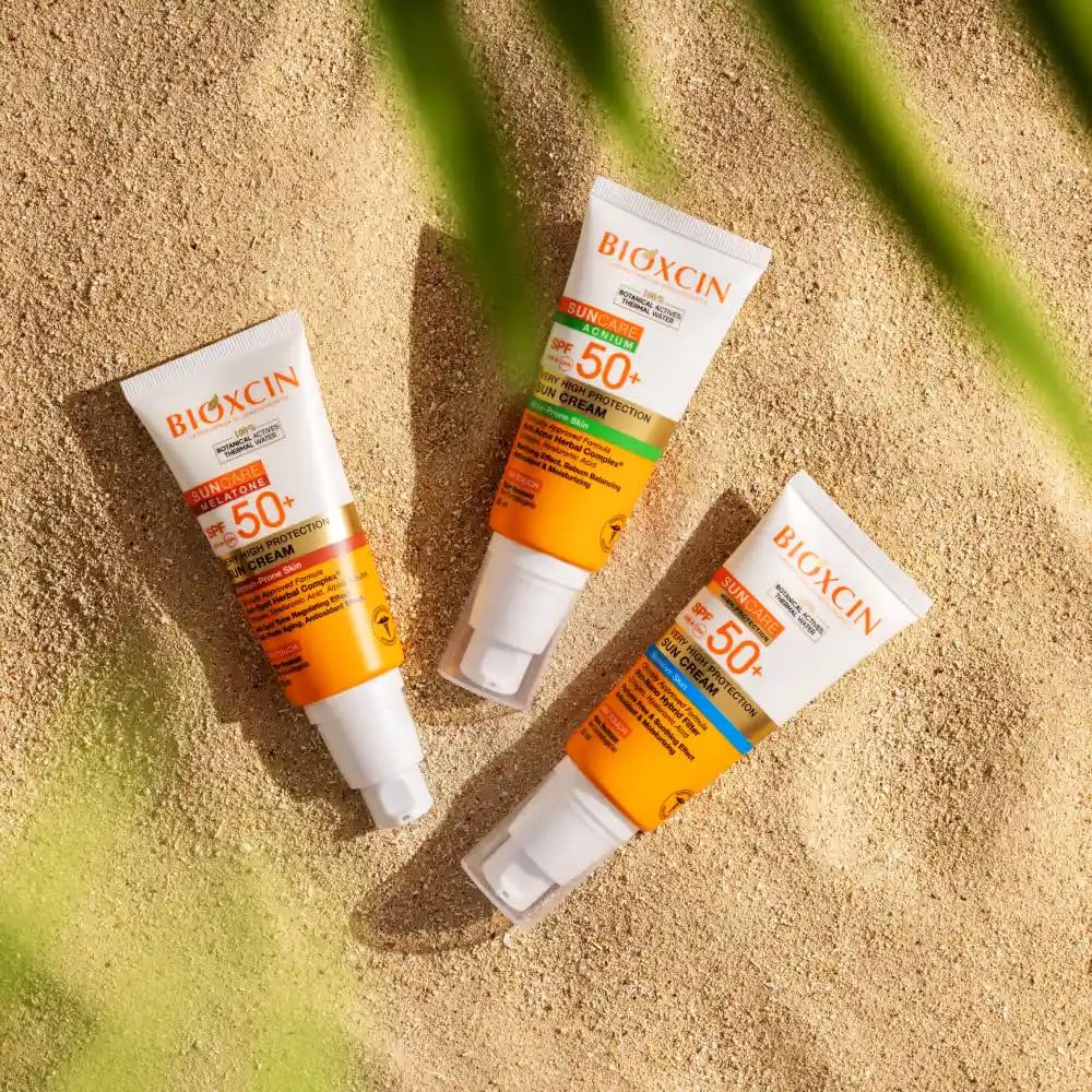 Bioxcin para piel muy seca, protección muy alta, hidratación antienvejecimiento intensiva, protector solar, 50 ml