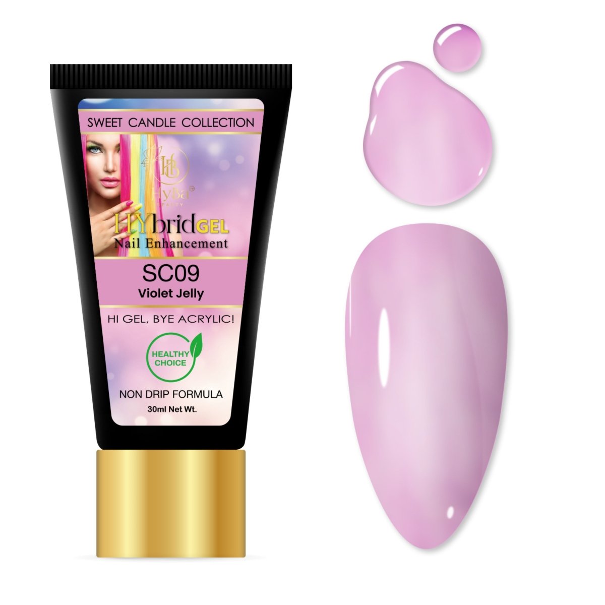 SWEET CANDIE HyGEL® Box Set #9 - (Includes: 12 x HyGEL (30ml Each), 1 x Gel Squeezer, 1 x Color Chart)