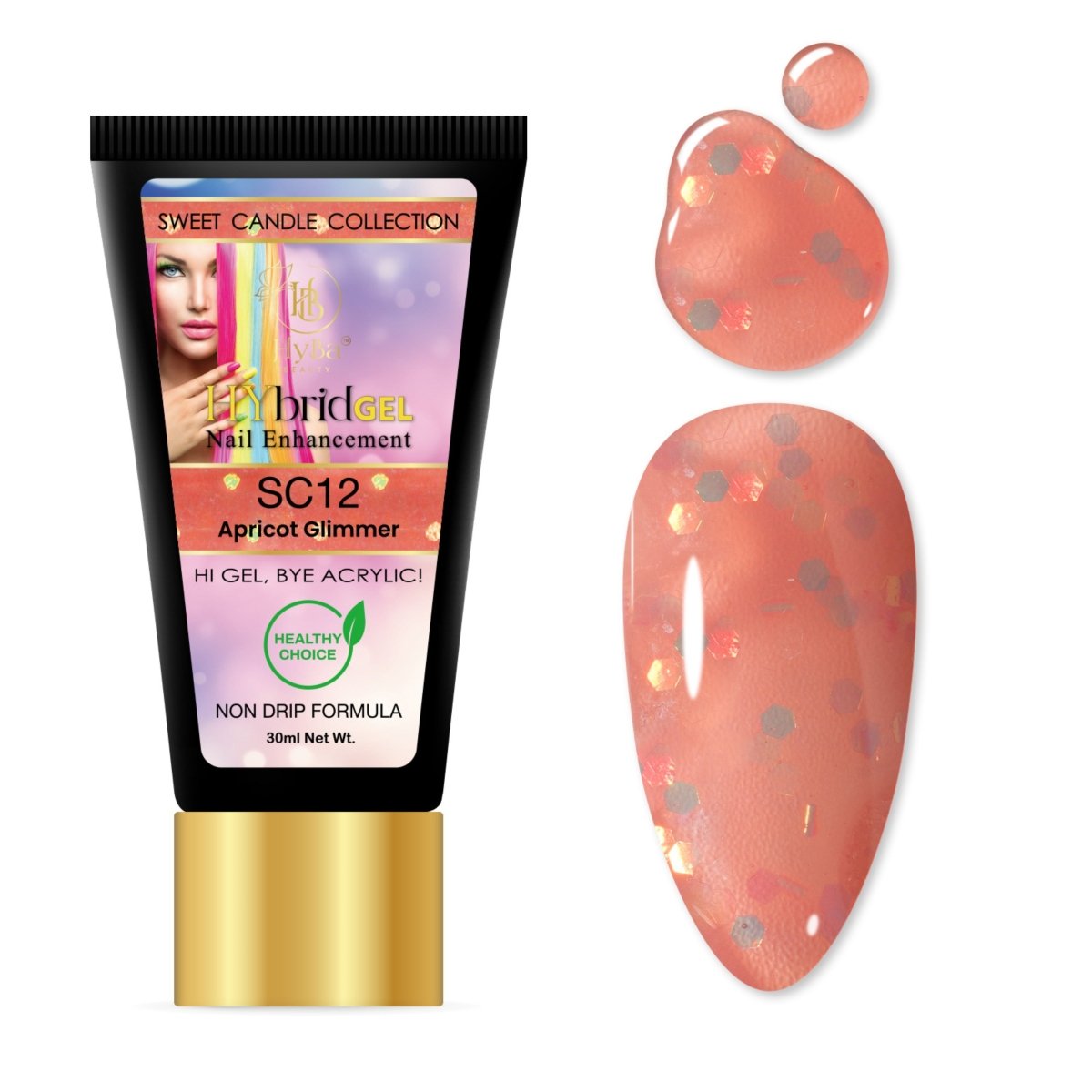 SWEET CANDIE HyGEL® Box Set #9 - (Includes: 12 x HyGEL (30ml Each), 1 x Gel Squeezer, 1 x Color Chart)