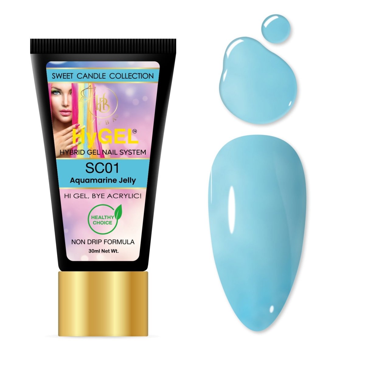SWEET CANDIE HyGEL® Box Set #9 - (Includes: 12 x HyGEL (30ml Each), 1 x Gel Squeezer, 1 x Color Chart)