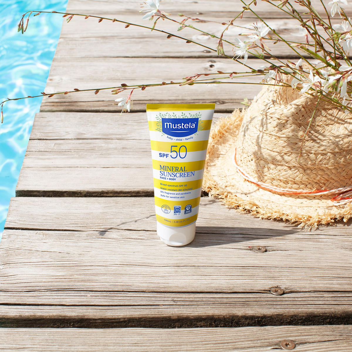 Protector solar facial de alta protección Mustela FPS 50 40 ml