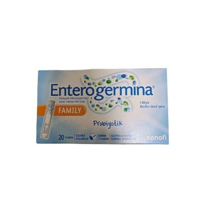 Enterogermina Probiótico Líquido para Adultos 4 mil millones de UFC/5mL 20 Viales
