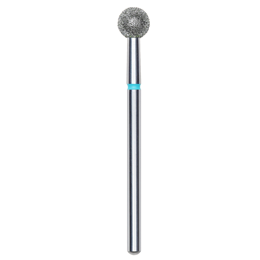 FRESA DE DIAMANTE PARA UÑAS, "BOLA", AZUL, DIÁMETRO DE CABEZA 5MM (FA01B050) - STALEKS™