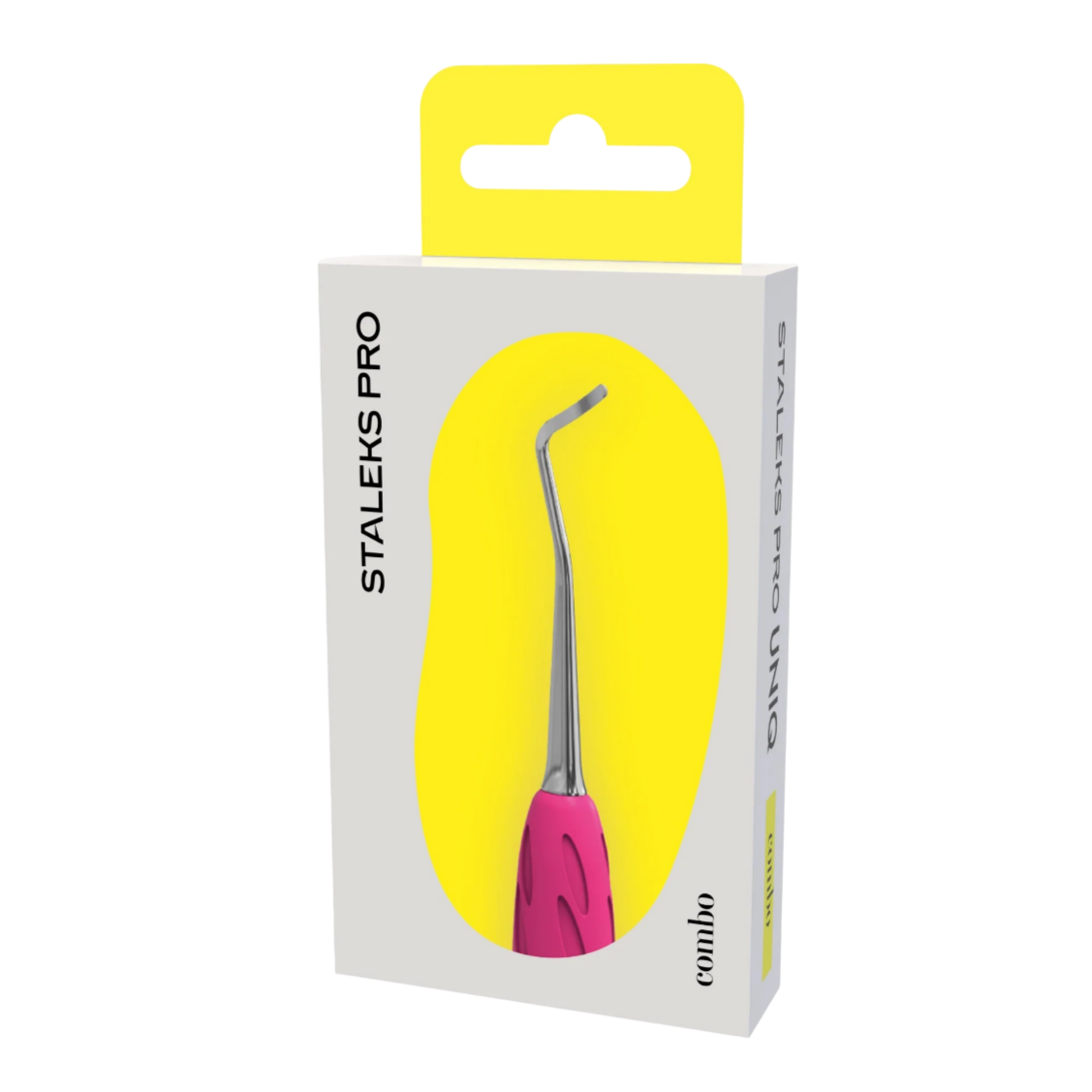 Parte funcional del empujador combinado Curette UNIQ 32 (curvado a la derecha) -STALEKS