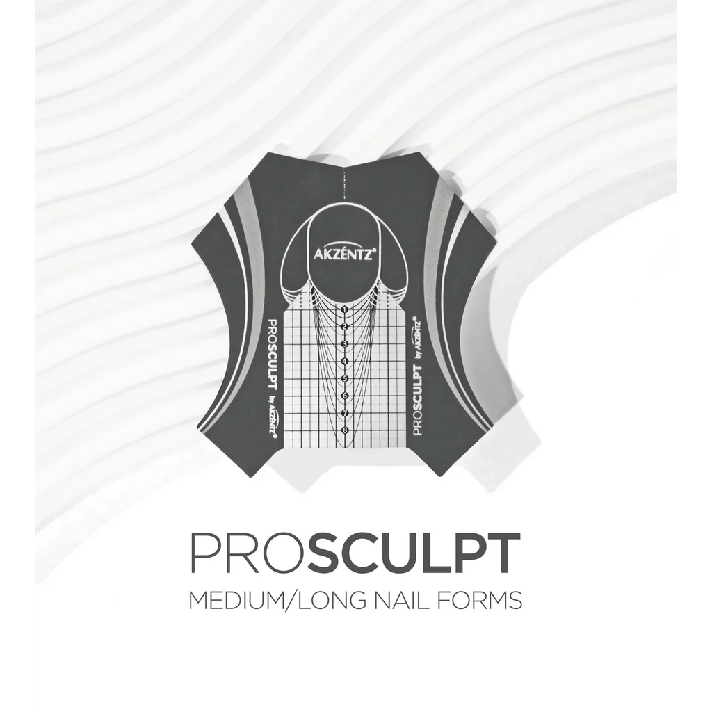 Akzentz ProSculpt Nail Forms, Medium/Long, 300 Forms per Roll
