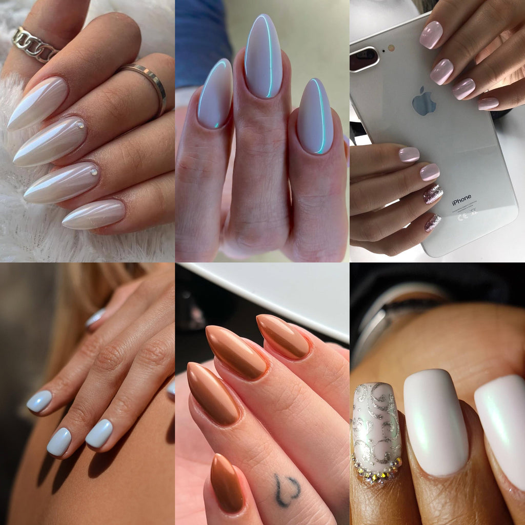 Akzentz - Kit de polvos nacarados Gel-Play (6 x 1g)