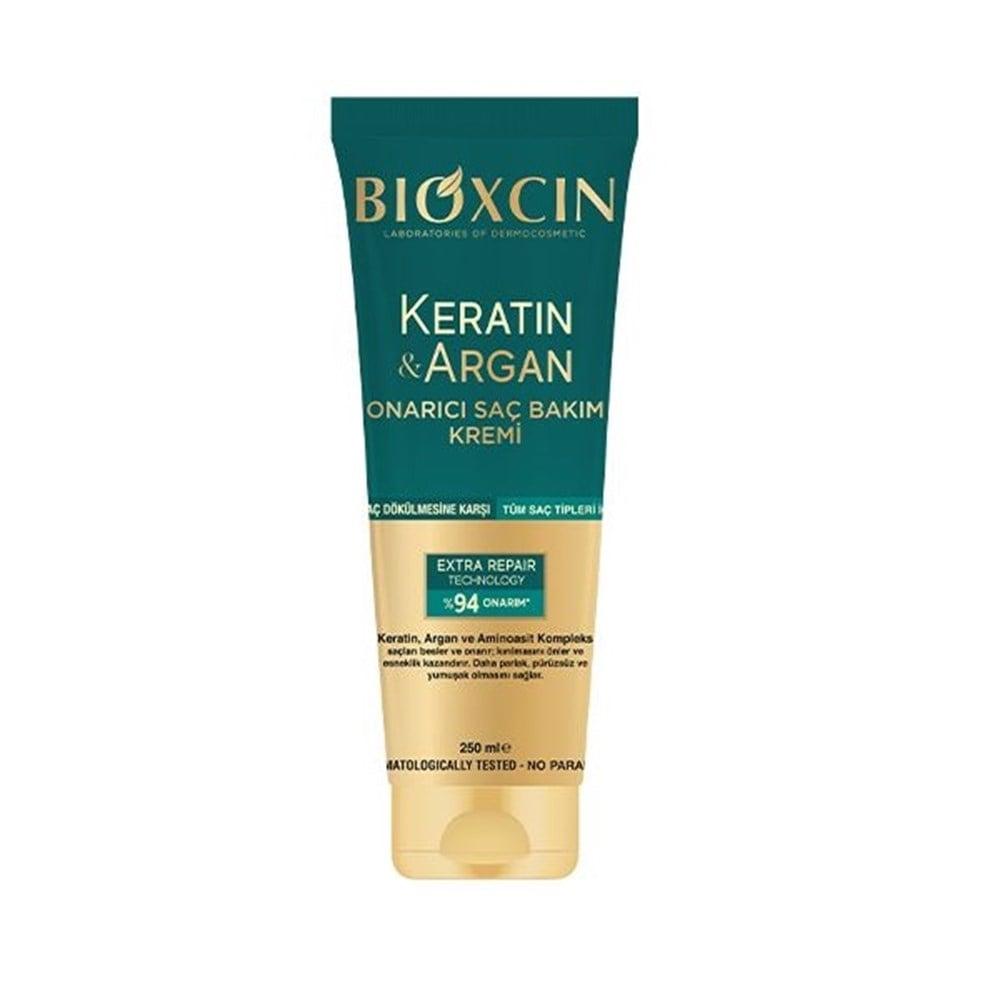 Crema reparadora para el cabello Bioxcin Keratin & Argan
