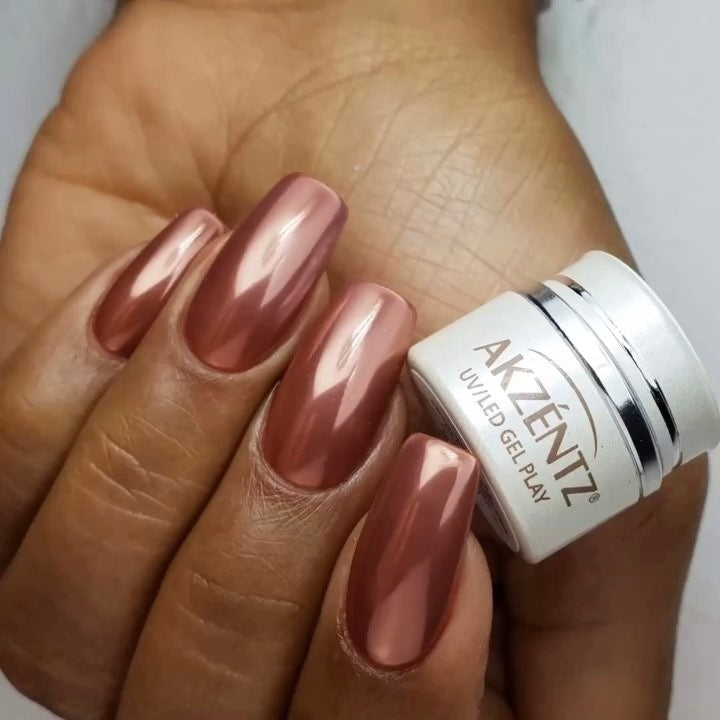 Akzentz - Gel-Play Pearlescent Powder - Cobre, 1g