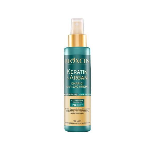 Acondicionador líquido reparador de queratina y argán Bioxcin 150 ml