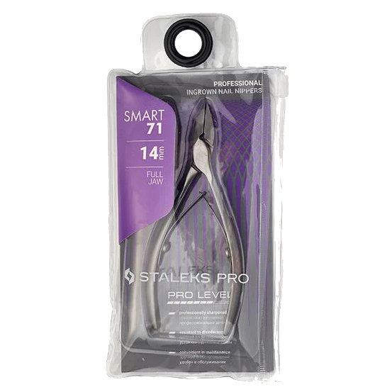 Alicates profesionales STALEKS Pro Smart 71 para uñas encarnadas 14 mm Ns-71-14