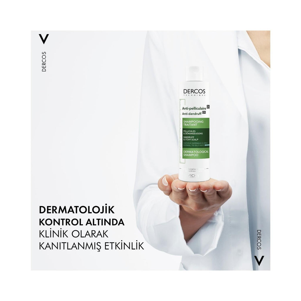 Champú anticaspa Vichy DERCOS DS para cabello de normal a graso 200 ml