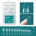 Nailpop 120 unidades/caja, puntas de uñas Gel X, forma almendrada/cuadrada, cortas/medias, puntas de gel suave, uñas postizas, fáciles de quitar, extensiones de uñas.