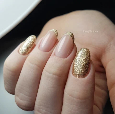 Luxio - Esmalte en gel Glitter Gold, 15ml