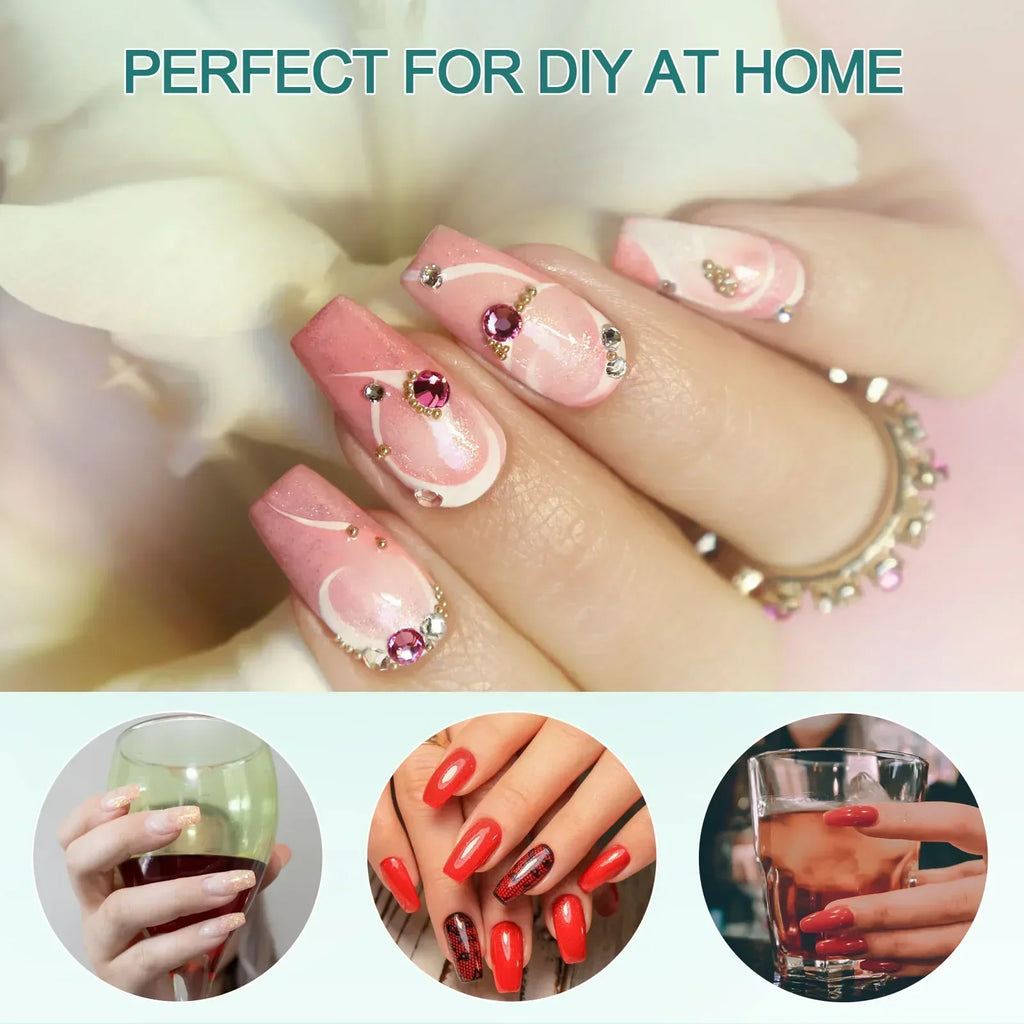 Nailpop 120 unidades/caja, puntas de uñas Gel X, forma almendrada/cuadrada, cortas/medias, puntas de gel suave, uñas postizas, fáciles de quitar, extensiones de uñas.