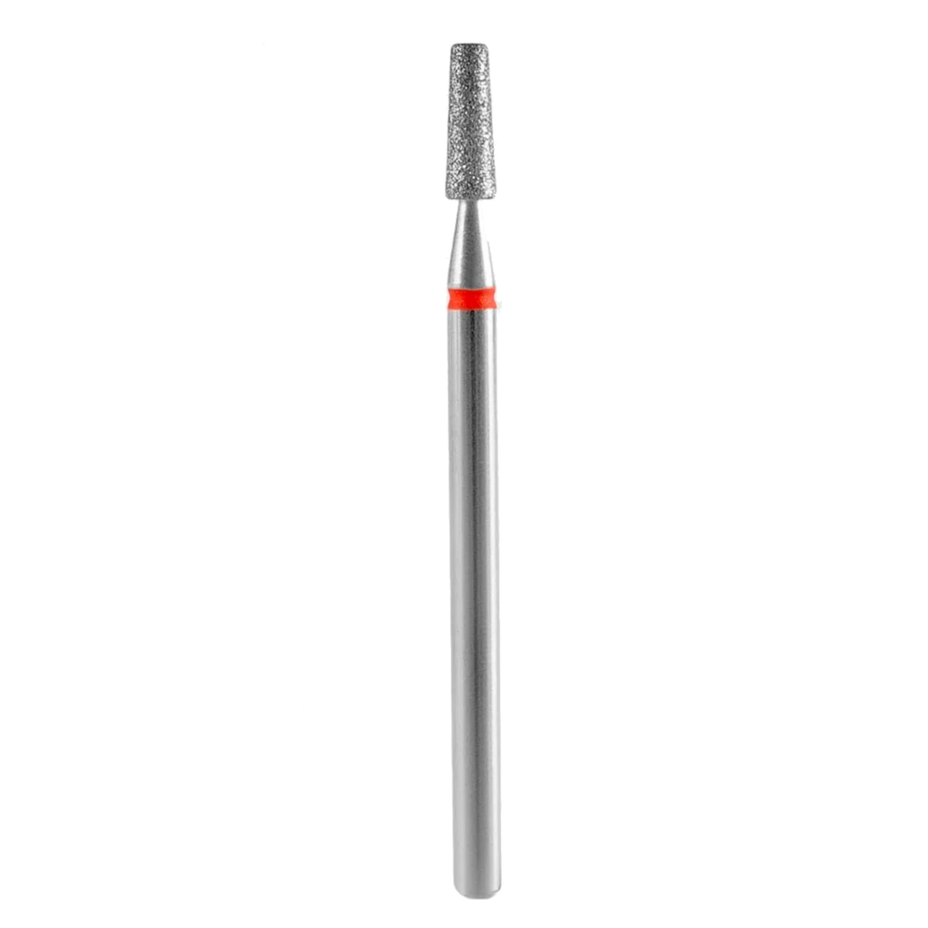FRESA DE DIAMANTE PARA UÑAS, "TRONCO CÓNICO", ROJA, DIÁMETRO DE CABEZA 2.5/8MM (FA70R025/8) - STALEKS™